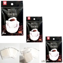 커피 필터 핸드 드립 드리퍼 카페 용품 드립백 파우치 여과지 거름망 일회용 홈카페 (15매)