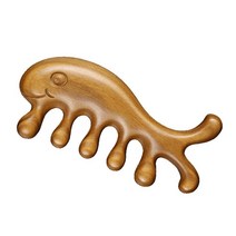두피 케어 마사지기 레이저 관리기 머리 자오선 빗 백단 마사지 두피 얼굴 눈 어깨 목 긁어 치료 탈모 정전, 01 1 piece