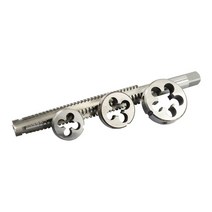 HSS 사다리꼴 나사 탭 및 다이 세트 오른손 나사 탭 및 다이 기계 탭 핸드 스레딩 도구 TR8 TR10 TR12 T