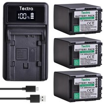 대용량 BP-828 BP828 BP-820 배터리 + 캐논 VIXIA HF G50 HFG60 XA40 XA45 XA50 GX10 HFG20 HFG21 HFG30 HF, 07 3 battery set