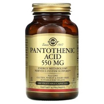 솔가 판토텐산 550mg 베지캡슐 100정, 3병