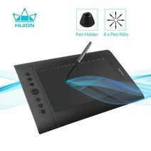 NEW Huion H610 PRO V2 Digital Graphic Tablets Artist Design Drawing Tilt Function Battery-Free Pen f, 01 1