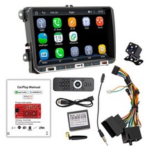 카플레이모니터 안드로이드 오토 ESSGOO-2 딘 7 "9" Wince 자동차 라디오 유선 카플레이 안드로, 05 9 inch 4CAM