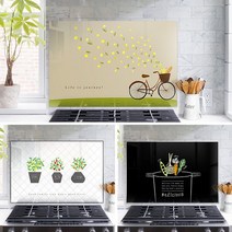 주방아트보드 895x600 아트글라스 아트보드 아트월 벽, 다이아블랙