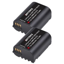 파나소닉 2280mAh DMW-BLK22 DMWBLK22 BLK22 배터리 LED LUMIX DC-S5 DC-S5K용 듀얼 USB 충전기, 2 BATTERY