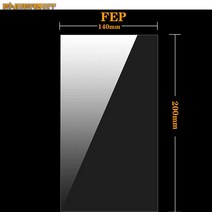 3d프린터 고성능 NFEP/FEP 필름 CREALITY /ANYCUBIC Photon Mono/Mono X/Mono X 6K M3 Plus 및 기타 5.5-8, 03 FEP 200x140mm_06 10PCS