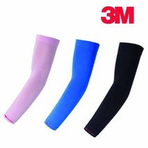 3M 자외선 차단 쿨토시 무봉제 골프 스포츠 남자팔토시 여름필수품 현장작업, 블랙