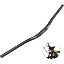 자전거 핸들 알루미늄 합금 엑스트라 롱 자전거 라이저 핸들 31.8mm 780MM 자전거 바 웨이크, 하나, 검정