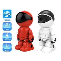 HONTUSEC YOOSEE 로봇 홈 보안 카메라 홈CCTV, Red Robot 64G Card_CHINA | AU