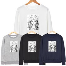 헤이유 소녀 기모맨투맨 맨투맨 큰옷 빅사이즈 (M~4XL)