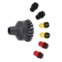 청소기 스팀 핸디 스팀 청소기 라운드 브러시 플랫 브러시 헤드 Karcher SC1 SC2 SC3 SC4 대형 라운드 브러, 04 다크 카키