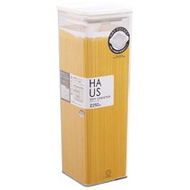 오쿠보 공업소 드라이 캐니스터 HAUS 푸드 스토커 2250ml (밀폐 보존파스타 등의 보관에) 플라스틱 포켓 첨부 컨테이너 보존 용기 KK-396