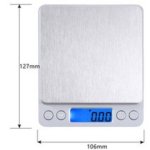 가정용 디지털 주방저울 USB 충전 주방 전자 저울 정밀 식품 미니 쥬얼리 스마트 커피 타이머, 05 Mini USB Not Timer