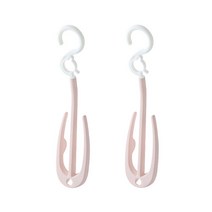 2pcs 회전식 공간 절약 회전 옷걸이 옷장 옷걸이 옷걸이 주최자 가방 옷걸이 신발 벨트 스카프 교수형 랙, 청동