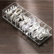 포포 케이블 정리 수납함 25 x 8 cm, 1개