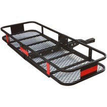 히치 바스켓 트레일러 접이식 차량 캐리어 견인장치, 후면 플랫 프레임 + 액세서리 포함