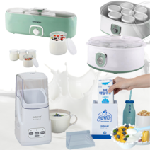 그릭 요거트 메이커 만들기 요플레 제조기 요구르트 유청 분리기 꾸덕 발효기 기계 홈 메이드 요거 분리 제조 수제 플레인 전용 유리 용기 간식 전기 카페 무지방 요플레이 소형 효소, DEY-D7007