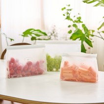 폴라베어 다회용 지퍼백 씻어쓰는 리유저블, 9개입