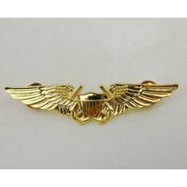 Tomwang2012. 미국 USMC 항공 장교 파일럿 윙 배지 핀 휘장 Gold-D267