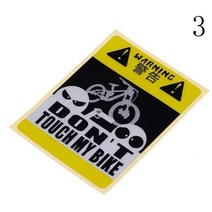 내 자전거 싱글을 만지지 마십시오 - 차량 경고 스티커 자전거 액세서리 mtb 프레임 스티커 사이클링 장식 반사 붙여 넣기, 3