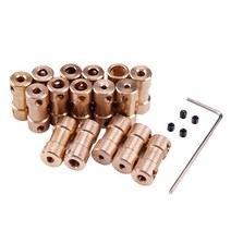 퀵커플러 유압 에어 원터치 카플러 밸브 1pcs 황동 리지드 커플 링 모터 샤프트 전송, 2mm-3.17mm