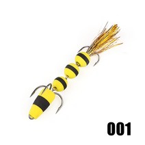 W.P.E 낚시 미끼 크기 L 여러 가지 빛깔의 부드러운 인공 미끼베이스 태클 Wobbl, 1PCS, 01 PMGC-L-001, 1개