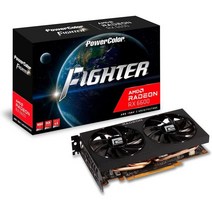 8GB GDDR6 메모리가 장착된 파워컬러 파이터 AMD 라데온 RX 6600 그래픽 카드, 6600 Fighter