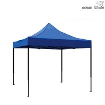 오션웨일 접이식 야외 천막 3x3 AB세트 (지붕+프레임) 주차 행사용 포장마차 캐노피 천막, (AB세트)베이지