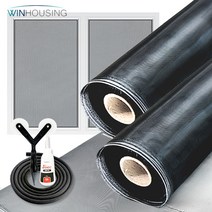 당일발송 미세 방충망 10M 세트 (방충망10M+가스켓+로라+본드) 셀프 교체