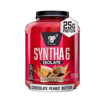 단백질 프로틴 BSN SYNTHA-6 Isolate Protein Powder Strawberry Powder with Whey Isolate Milk Flavor: Milks, Chocolate Peanut Butter, 48 Servings (Pack of 1)