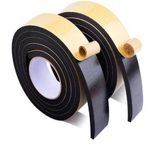 밴드실러 밴딩기 포장기계 충돌 방지 씰 스트립 0 5 10 두께 초강력 블랙 스폰지, 1개 15mm, 두께 0.5mm x 10m