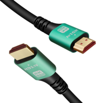 제로테크 큐링크 HDMI 2.1ver 8K 케이블 그린, 5m, 1개