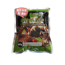 지피니 참나무 훈연 미니장작, 600g, 4개