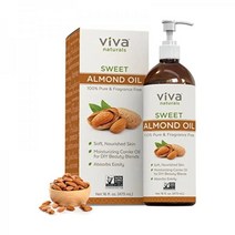 Viva 네츄럴스 스위트 아몬드 오일 100% 퓨어 473ml(16 floz))