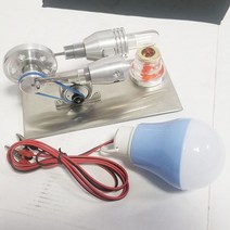 증기 기관 스털링 엔진 외부 연소 발생기 물리 과학 실험 모델 생일 선물, 2.Sterling engine02
