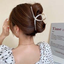 빅사이즈 헤어 집게핀 대형 올림머리 셀룰로오스 13.5cm 꼬임 집게핀