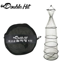 FL/더블히트 5짜 월척망 (실리콘 코팅 살림망), 3단 (40x105cm)