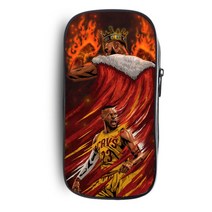 NBA 마이클 조던 LA 레이커스 코비브라이언트 굿즈 필통 파우치 수납 케이스 커리 제임스 농구스타, P