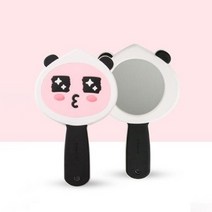 6500 카카오프렌즈 어피치 손잡이 손거울 외출용 캐릭터 거울 화장놀이 소품 악세서리