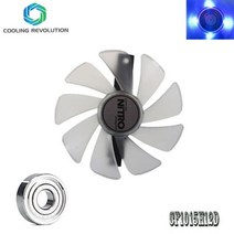 95MM CF1015H12D 기어 LED 쿨러 팬 교체 사파이어 니트로 RX590 RX580 RX570 RX480 RX470 4N001-02-20G 그래픽 카드, Blue LED