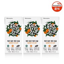 광동 재주많은 제주 감귤 190ml x 24팩 감귤주스, 단품, 단품