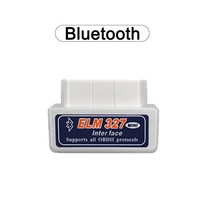 블루투스wifi v1.5 elm327 obd 2 auto obd 인터페이스 스캐너 elm 327 new car diagnostic tool code reader mini for a, 블루투스 화이트 v1.5
