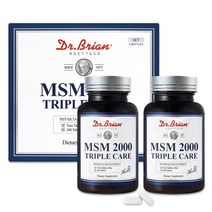 닥터브라이언 MSM 2000 트리플케어 120정 x 2통 엠에스엠 뼈건강 무릎 영양, 120정  x 1통