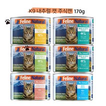 K9 내추럴 캣 고양이 주식캔, 비프 앤 호키 피스트 170g