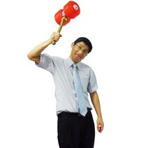 HW677132 자이언트뿅망치 게임도구 벌칙용 어린이장난감 뿅망치대손잡이흰색 ToyHammer MT 망치모양 놀이용 벌칙도구, 본상품선택