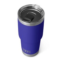 YETI Rambler 887.2ml(30온스) 텀블러 스테인리스 스틸 MagSlider 뚜껑으로 진공 단열 오프쇼어 블루, 1 Count (Pack of 1)