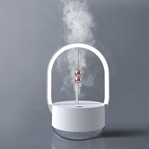 가습기 사무실 가정용가습기 미니공기청정기 350ml 야간 조명, 화이트