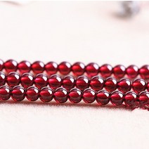 연화 [정품] 천연 가넷 원석재료 4mm 6810mm 1줄, 단품