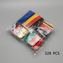 휴비나인 선정리 배선 전기선튜브 164pcs 328pcs 21 열 수축 튜브 키트 모듬 폴리올레핀 절연 슬리브 와이어 케이블 8 크기, CHINA_328PCS