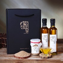 [참다올] 명품 고창 참기름 180 선물세트(참기름180ml 들기름180ml 볶은참깨80g), 단품, 단품